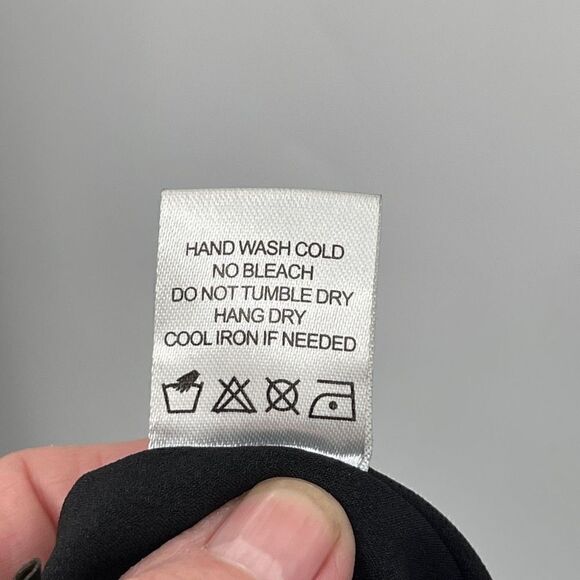 House of Harlow 1960 X Revolve Black Cut Out Opal Jumpsuit Size Large - Picture 10 of 12